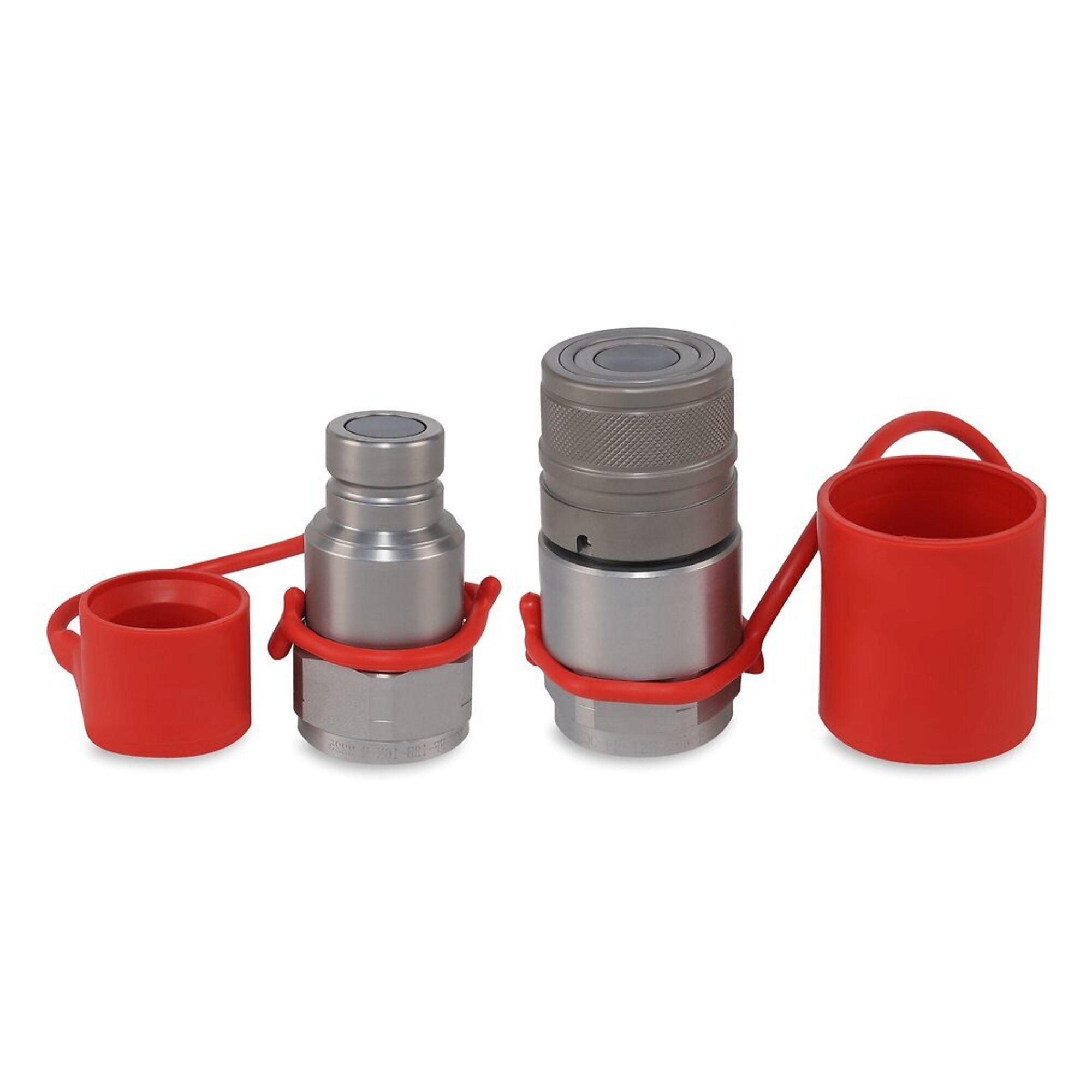 Magister 3/4? Flat Face Hydraulic Quick Couplers Set - 1? NPT Port